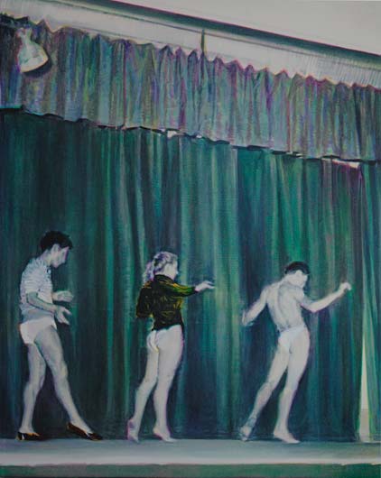 Stage, 2012, Öl auf Leinwand, 250 x 200 cm